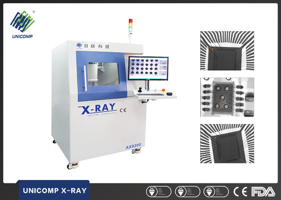 PCBA गुणवत्ता परीक्षण के लिए FPD 100kv Pcb X Ray मशीन के साथ Unicomp AX8200