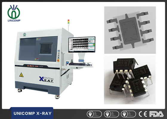 यूनिकॉम्प AX8200Max 90kv 5um एक्स-रे मशीन आईसी वायर स्वीपिंग टूटी दरार परीक्षण के लिए