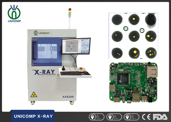 PCBA निरीक्षण के लिए फाइनफोकस ट्यूब 100KV X रे स्कैनर AX8200