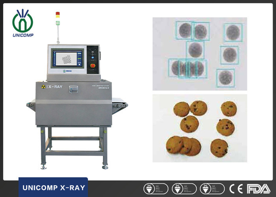 स्वचालित खाद्य एक्स रे निरीक्षण मशीन 120kv 210W Unicomp