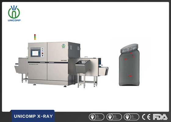 बोतलबंद खाद्य निरीक्षण Unicomp UNX 1830-D एक्स-रे बेजोड़ सटीकता के लिए