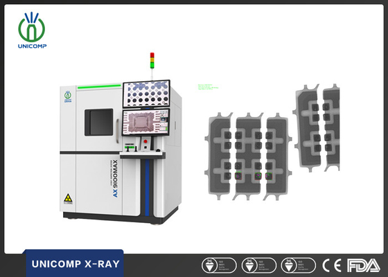 आईसी वक्रता माप Unicomp AX9100MAX 84μm पिक्सेल आकार और 60° झुकाव कोण के साथ एक्स-रे मशीन