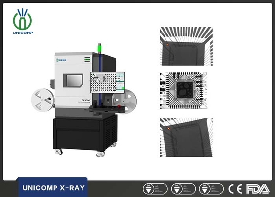 पीसीबीए के लिए यूनिकॉम्प ऑफलाइन इलेक्ट्रॉनिक्स एक्स रे मशीन 220VAC CX3000 EMS BGA
