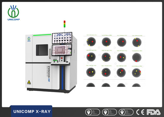 Unicomp AX9100max X-ray Inspection System For Flip-Chip BGA (FCBGA) Packaging Analysis