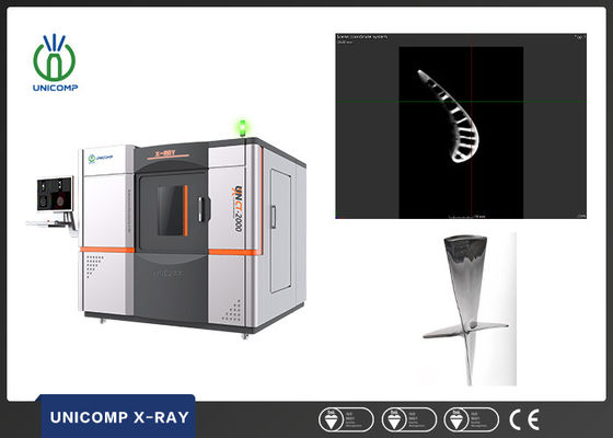 इलेक्ट्रिक वाहनों की बैटरी सेल हाउसिंग क्रैक निरीक्षण के लिए यूनिकॉम्प UNCT2000 औद्योगिक सीटी मशीन