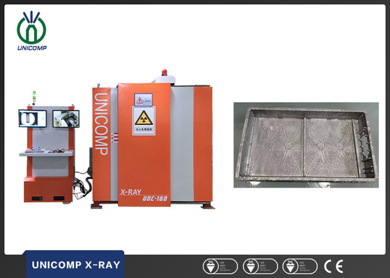 EV लिथियम बैटरी हाउसिंग के लिए Unicomp UNC160 एक्स-रे मशीन डाई कास्टिंग दरारें porosity NDT परीक्षण;