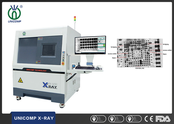 EMS ऑटोमोटिव PCBA BGA QFN CSP सोल्डरिंग दोष निरीक्षण के लिए Unicomp AX8200MAX 5um माइक्रोफोकस एक्स-रे मशीन